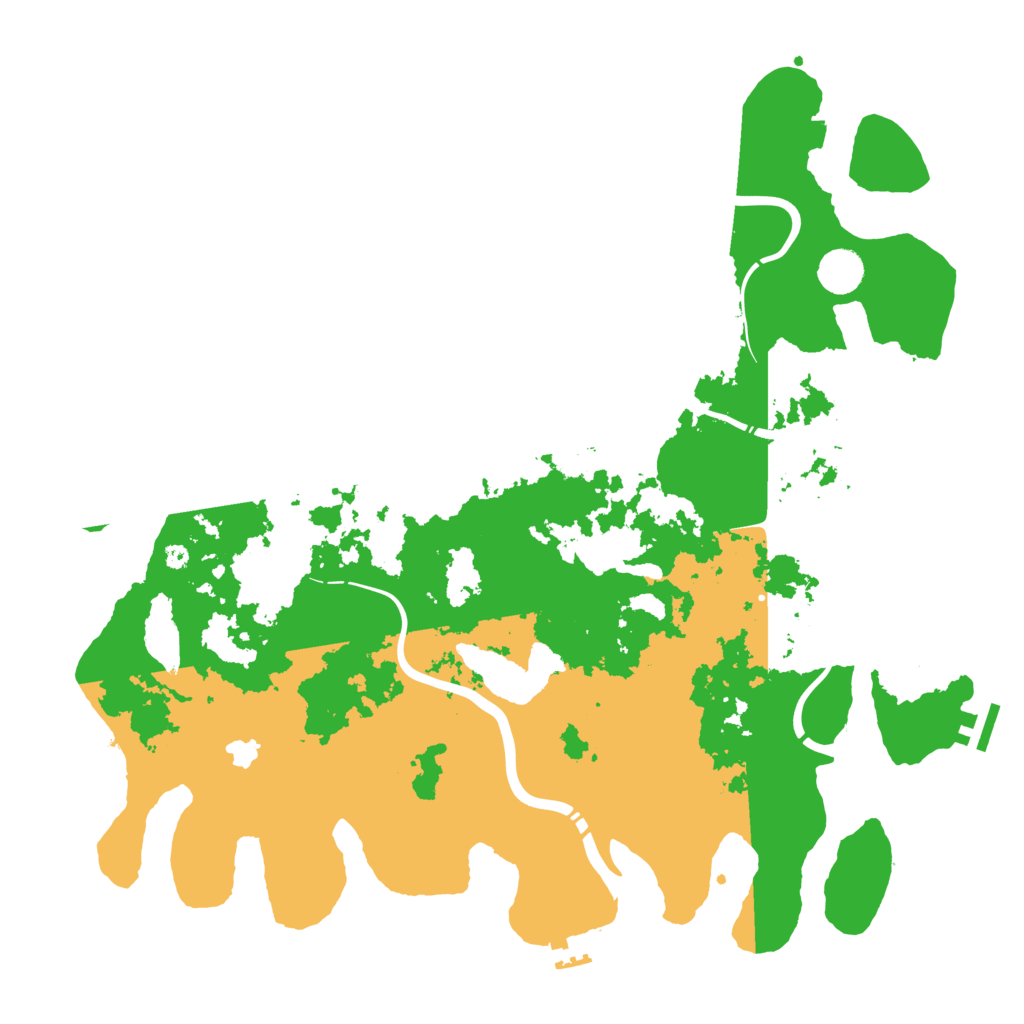 Biome Rust Map: Procedural Map, Size: 4250, Seed: 1327314644