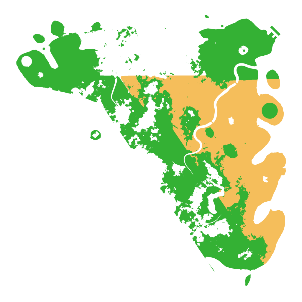 Biome Rust Map: Procedural Map, Size: 5000, Seed: 780954
