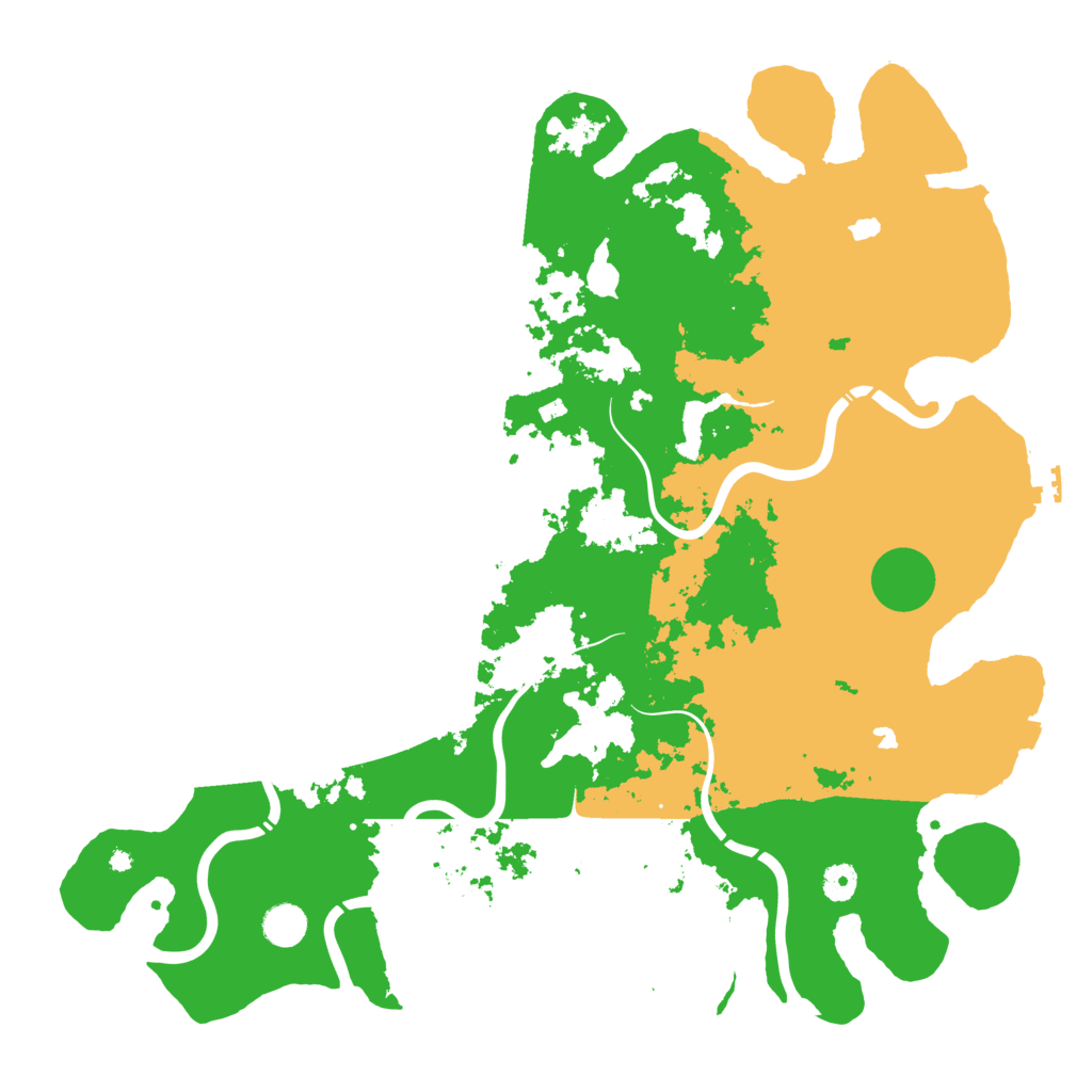 Biome Rust Map: Procedural Map, Size: 4500, Seed: 2146975466