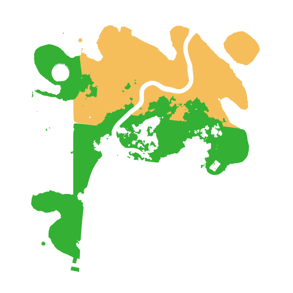 Biome Rust Map: Procedural Map, Size: 3000, Seed: 150962566