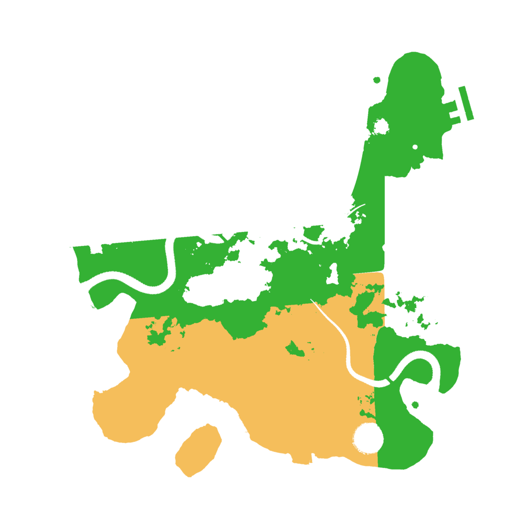 Biome Rust Map: Procedural Map, Size: 3000, Seed: 1585110560