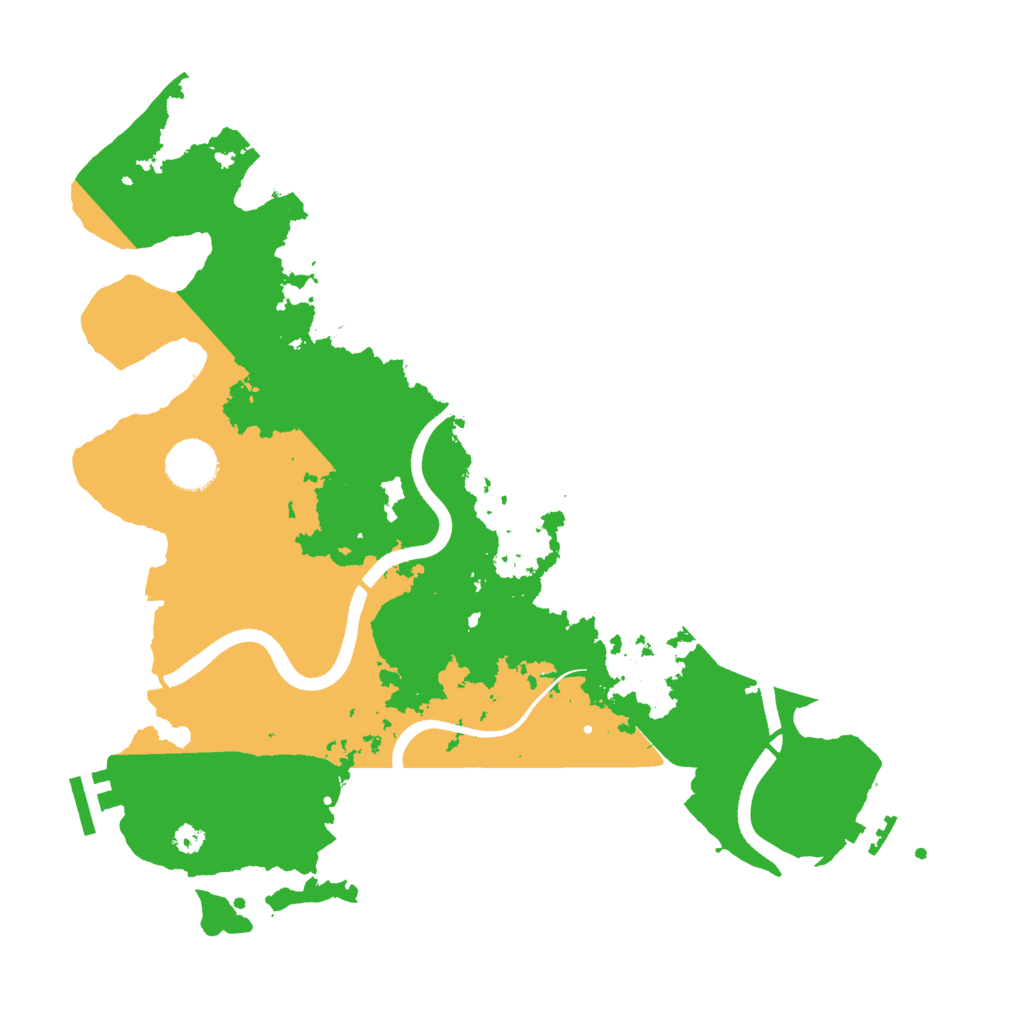 Biome Rust Map: Procedural Map, Size: 3500, Seed: 3657321