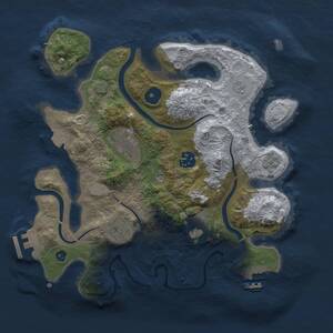 Thumbnail Rust Map: Procedural Map, Size: 3000, Seed: 217480018, 11 Monuments