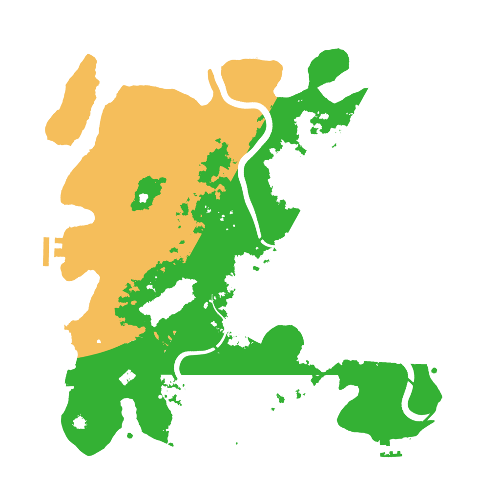 Biome Rust Map: Procedural Map, Size: 3500, Seed: 1884287307