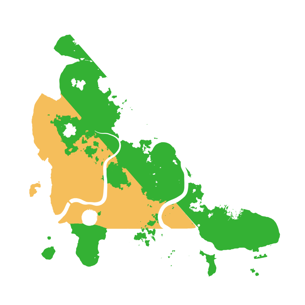 Biome Rust Map: Procedural Map, Size: 3517, Seed: 482142