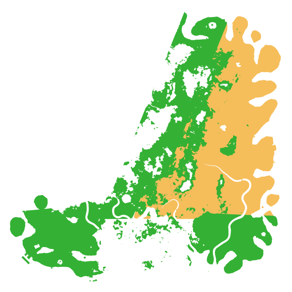 Biome Rust Map: Procedural Map, Size: 6000, Seed: 746642786