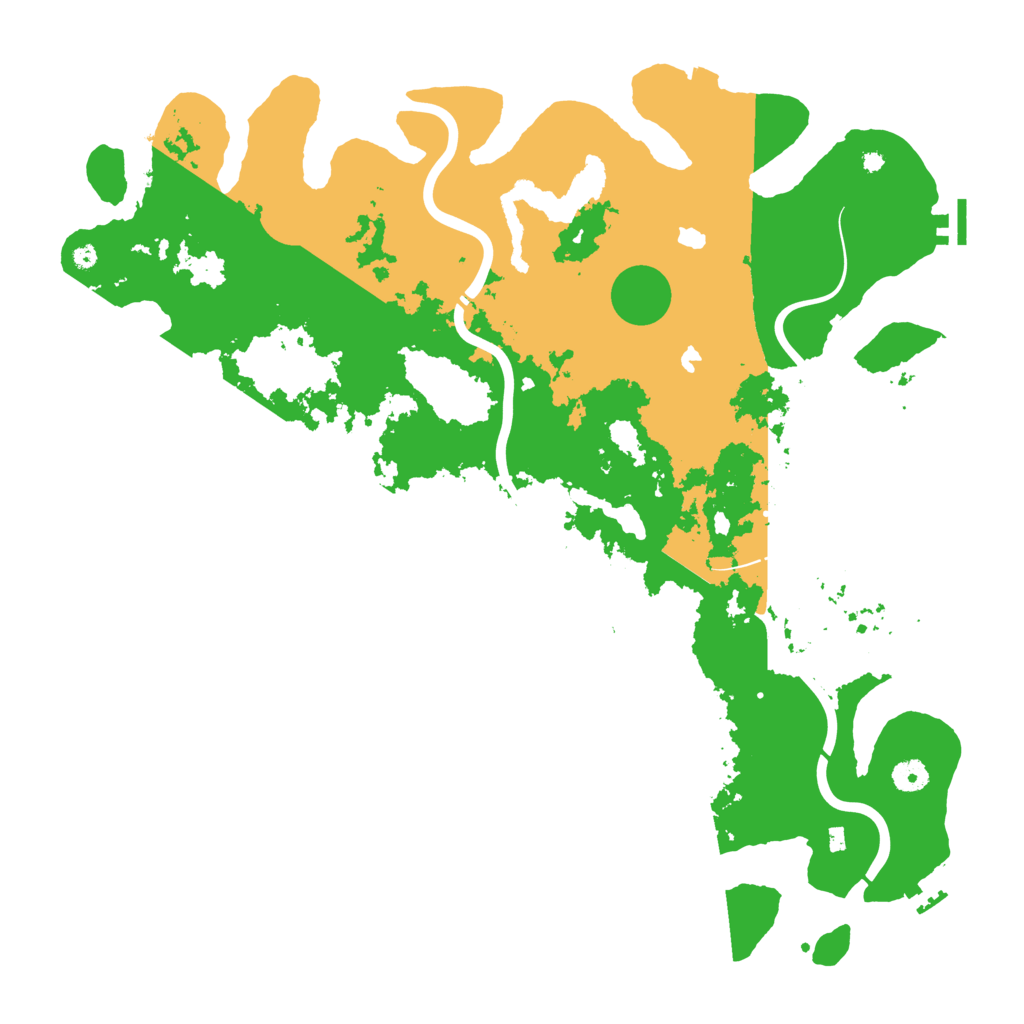 Biome Rust Map: Procedural Map, Size: 4500, Seed: 85895