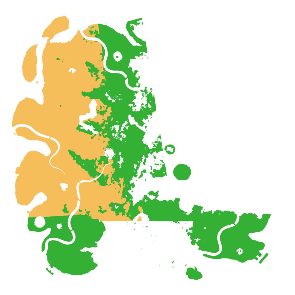 Biome Rust Map: Procedural Map, Size: 4800, Seed: 743449779