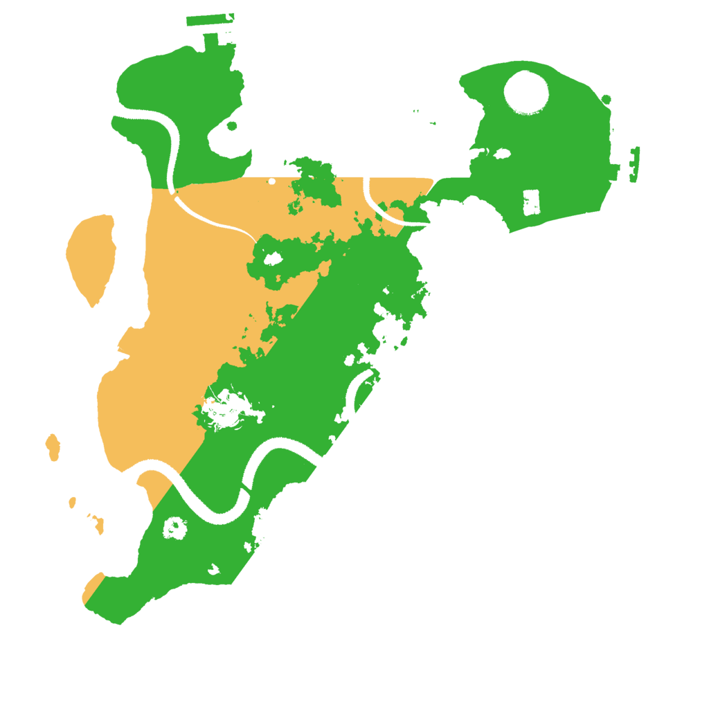 Biome Rust Map: Procedural Map, Size: 3000, Seed: 1460013057
