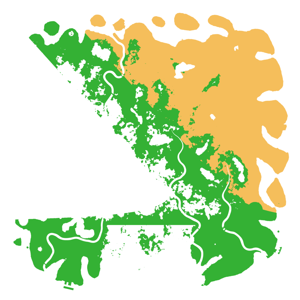 Biome Rust Map: Procedural Map, Size: 6000, Seed: 716861148