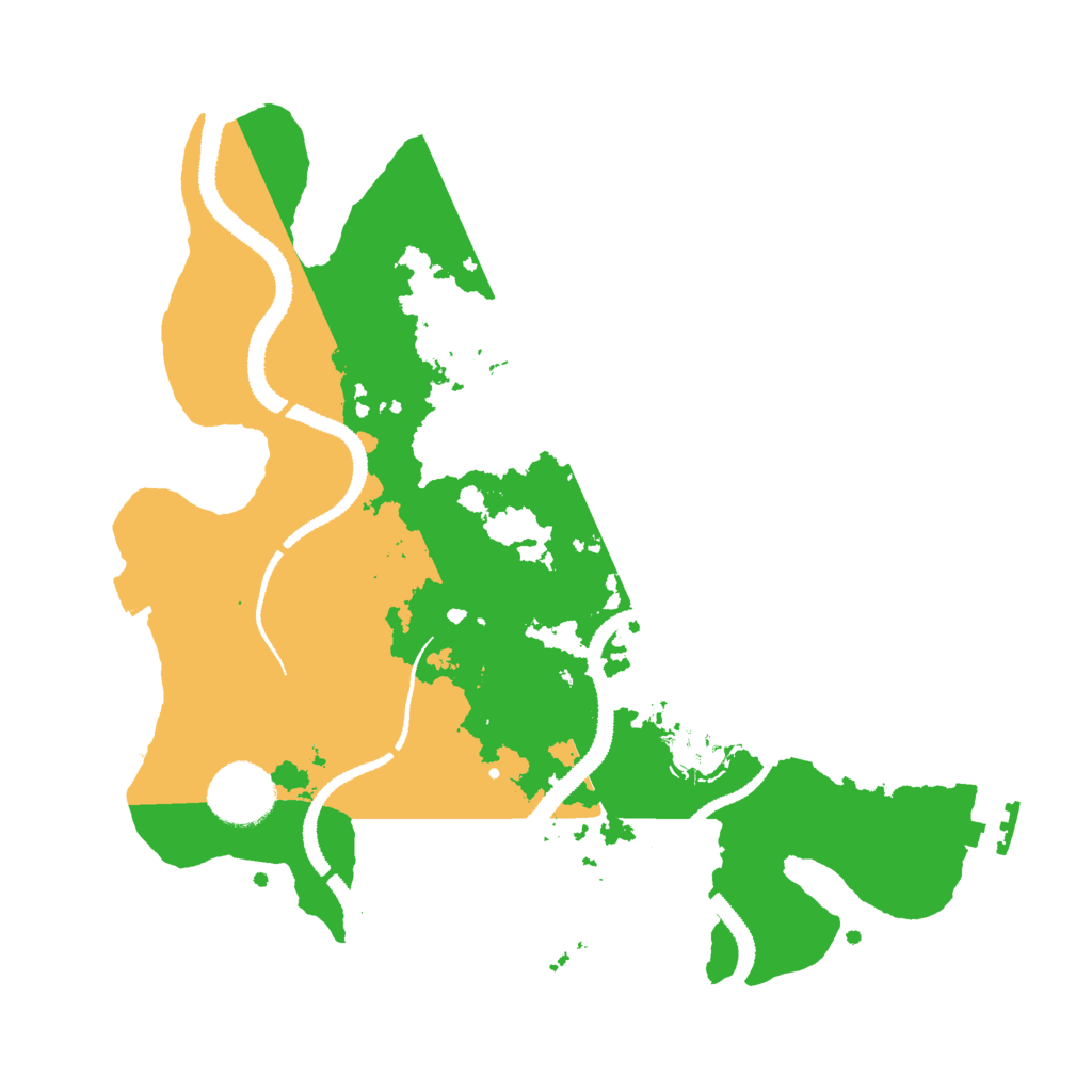 Biome Rust Map: Procedural Map, Size: 3000, Seed: 354893936