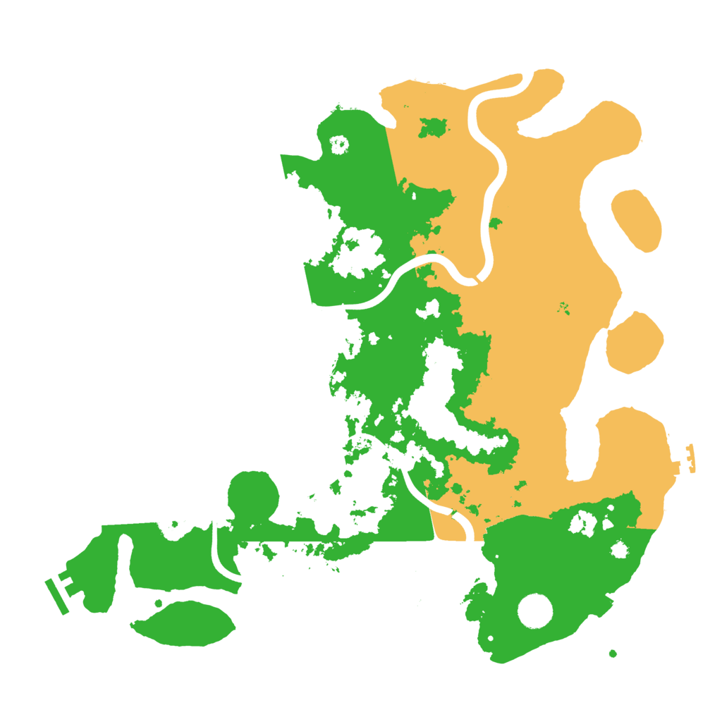 Biome Rust Map: Procedural Map, Size: 3800, Seed: 328814370