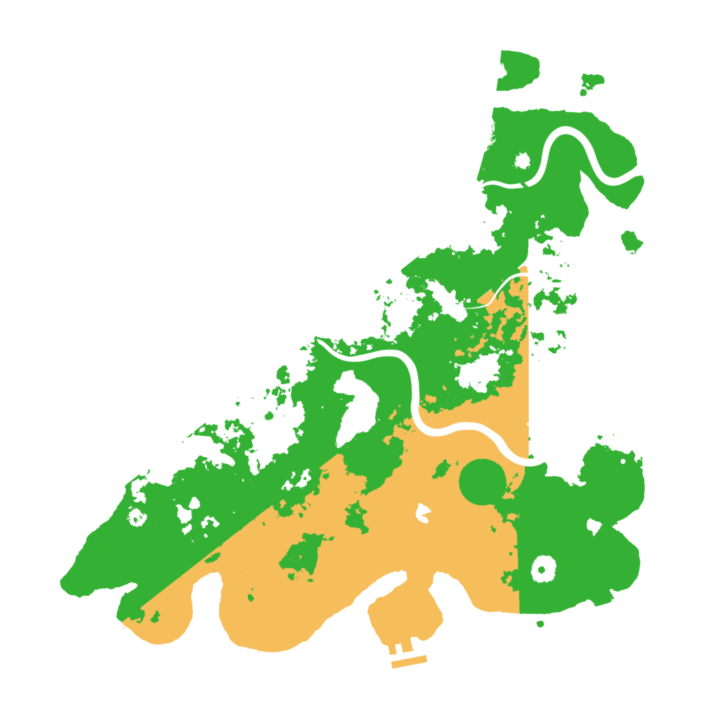 Biome Rust Map: Procedural Map, Size: 4000, Seed: 771599147