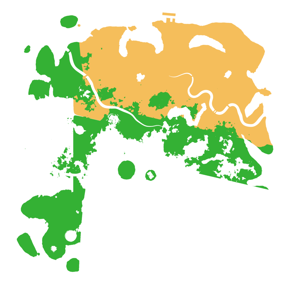 Biome Rust Map: Procedural Map, Size: 4500, Seed: 1910109893
