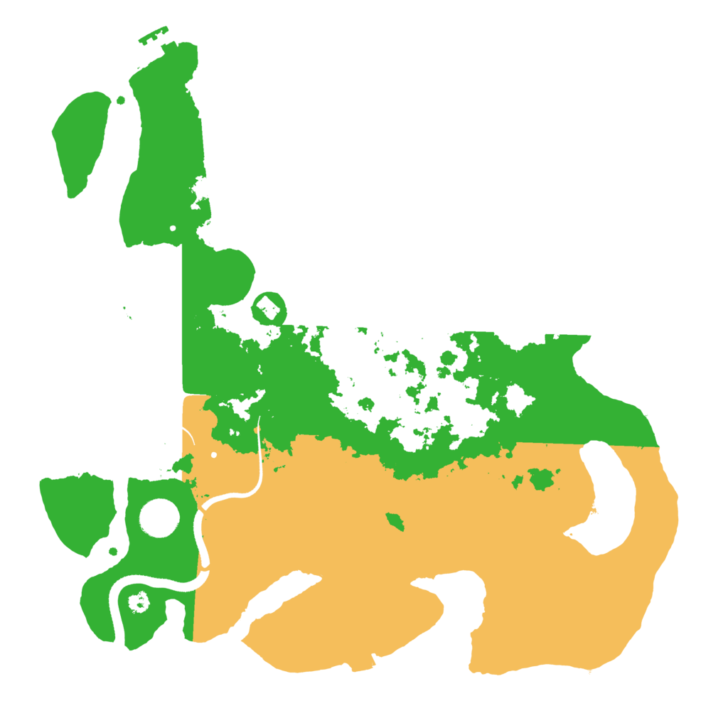 Biome Rust Map: Procedural Map, Size: 3500, Seed: 731721355