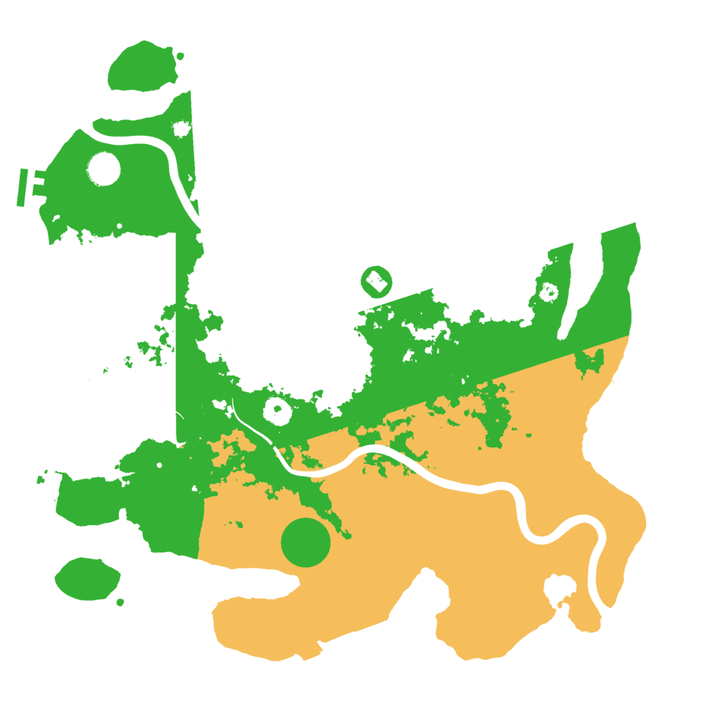 Biome Rust Map: Procedural Map, Size: 3750, Seed: 1783015498