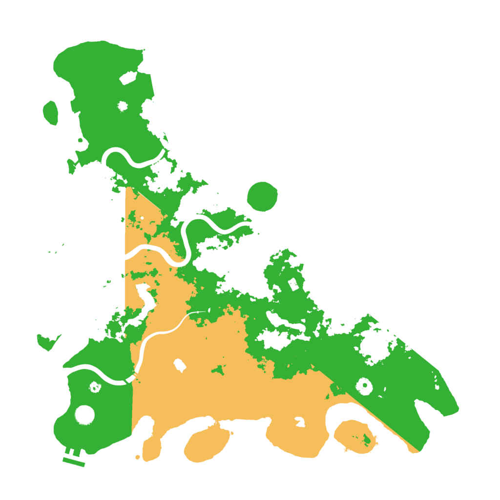 Biome Rust Map: Procedural Map, Size: 4500, Seed: 2018075220