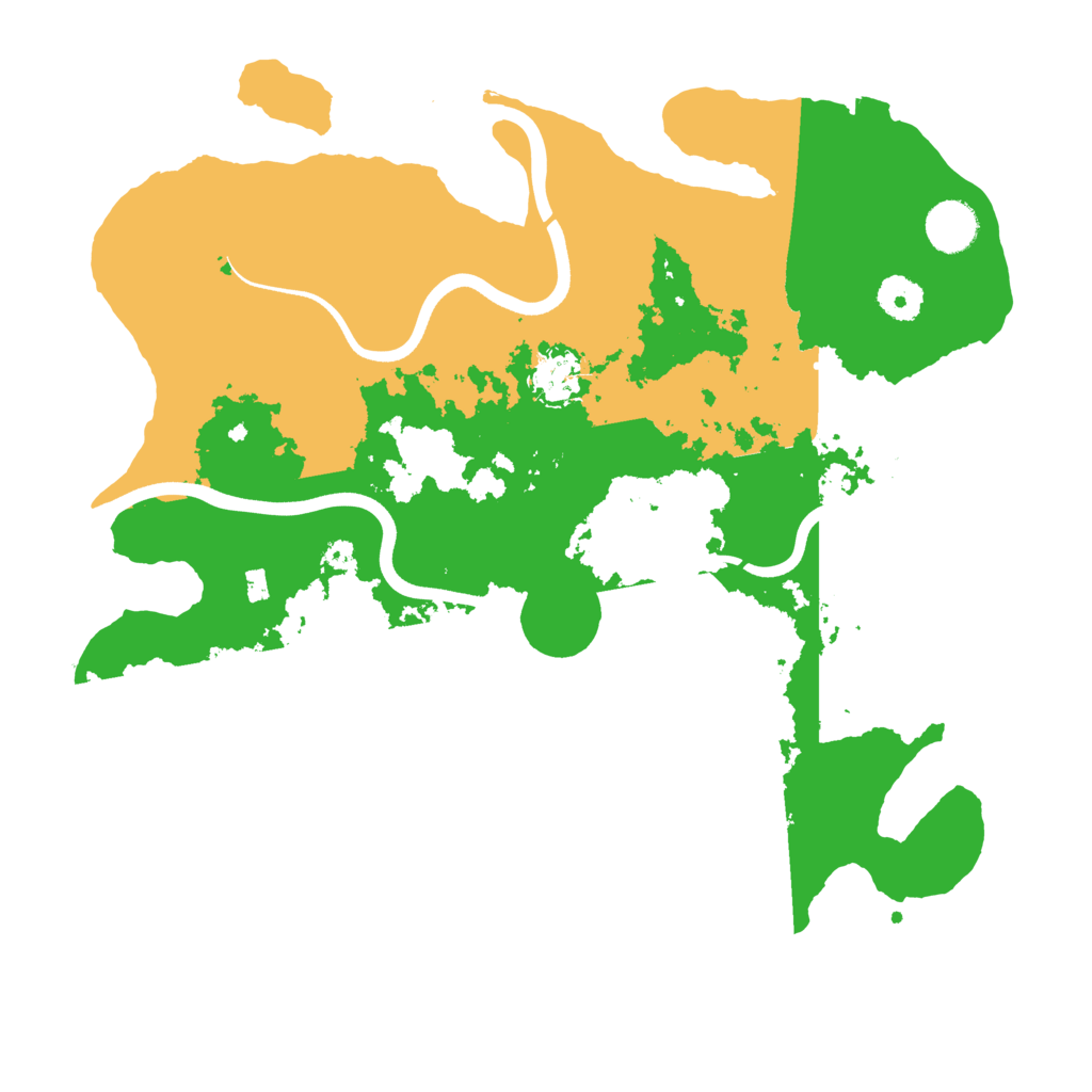 Biome Rust Map: Procedural Map, Size: 3700, Seed: 1895876822
