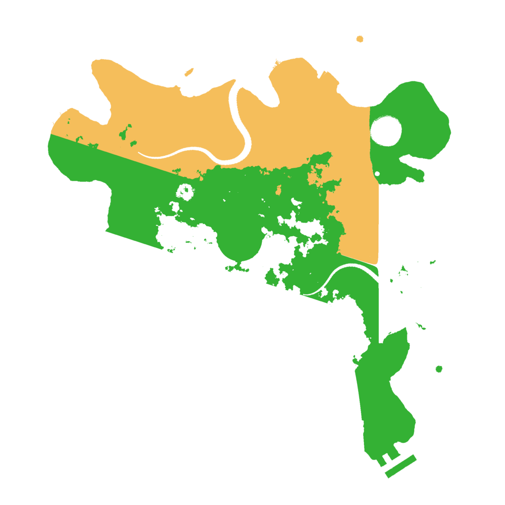 Biome Rust Map: Procedural Map, Size: 3000, Seed: 1407759198