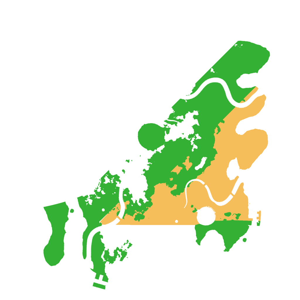 Biome Rust Map: Procedural Map, Size: 3000, Seed: 372129445