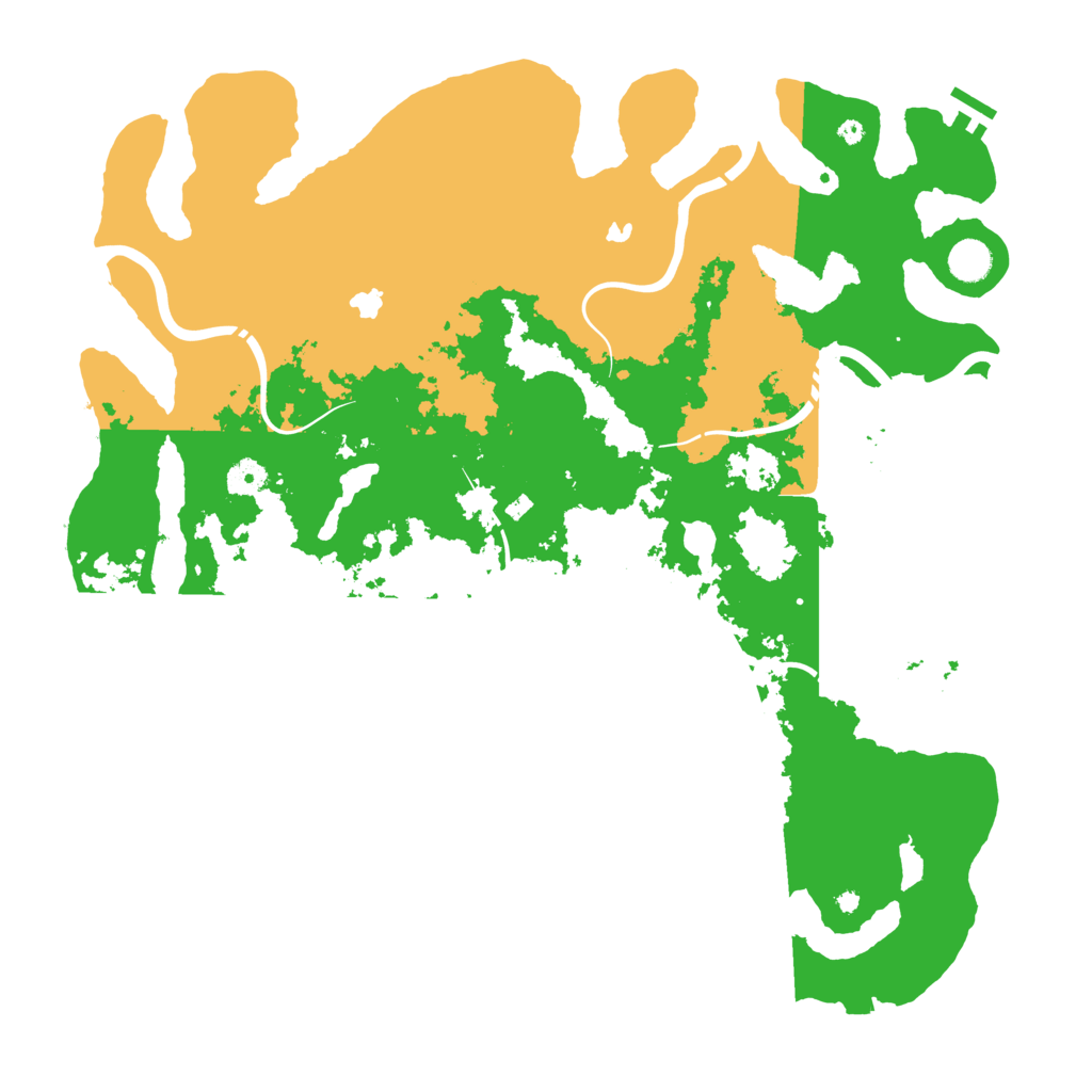 Biome Rust Map: Procedural Map, Size: 4500, Seed: 1931584293