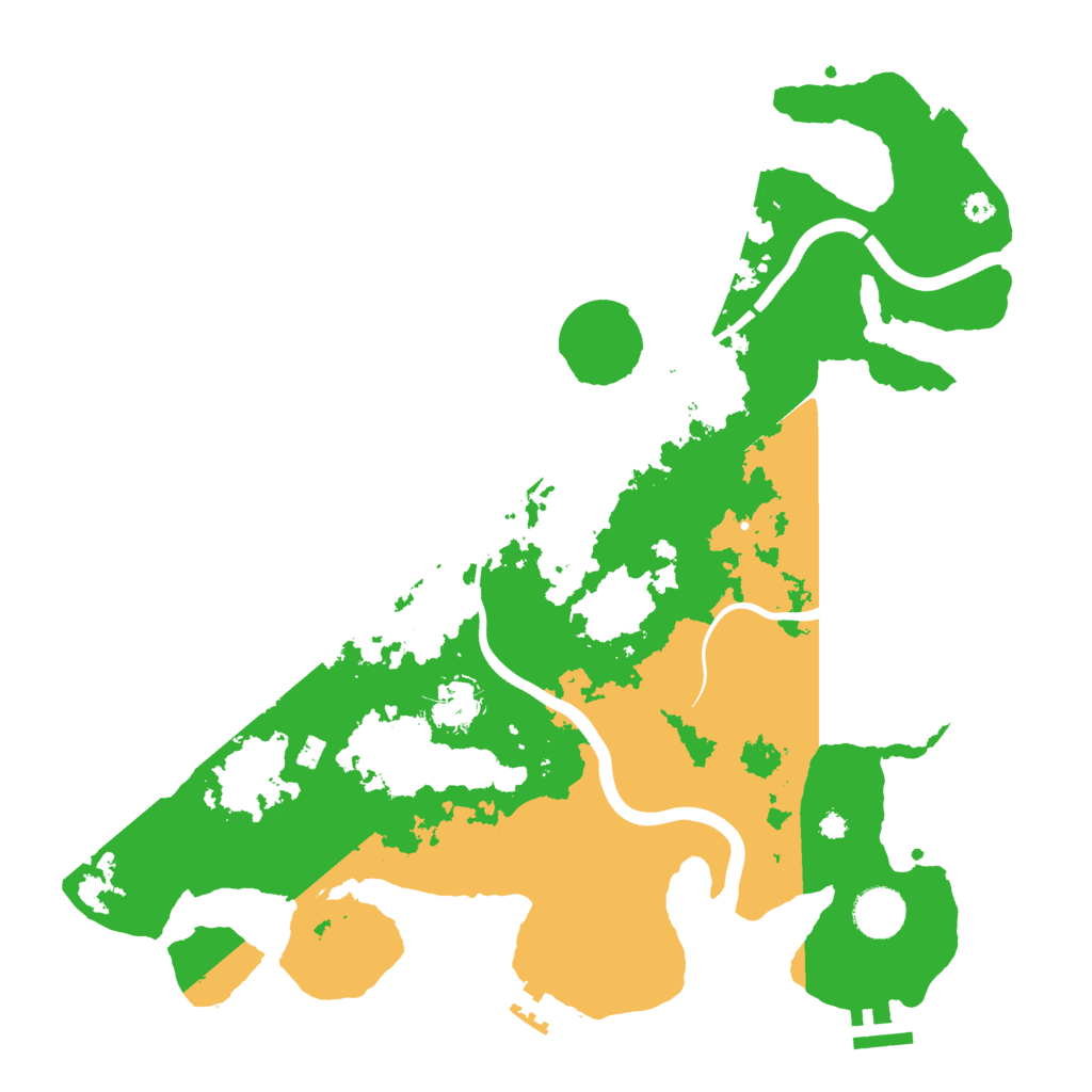 Biome Rust Map: Procedural Map, Size: 3700, Seed: 423165820