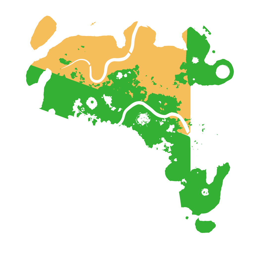 Biome Rust Map: Procedural Map, Size: 3500, Seed: 1338470408