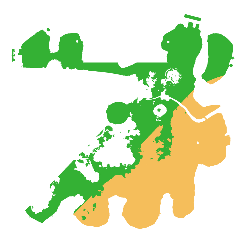 Biome Rust Map: Procedural Map, Size: 3000, Seed: 1987413081