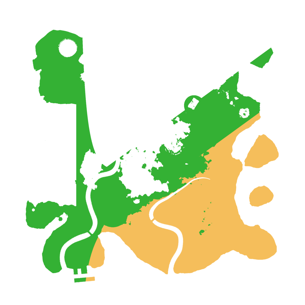 Biome Rust Map: Procedural Map, Size: 3000, Seed: 74874