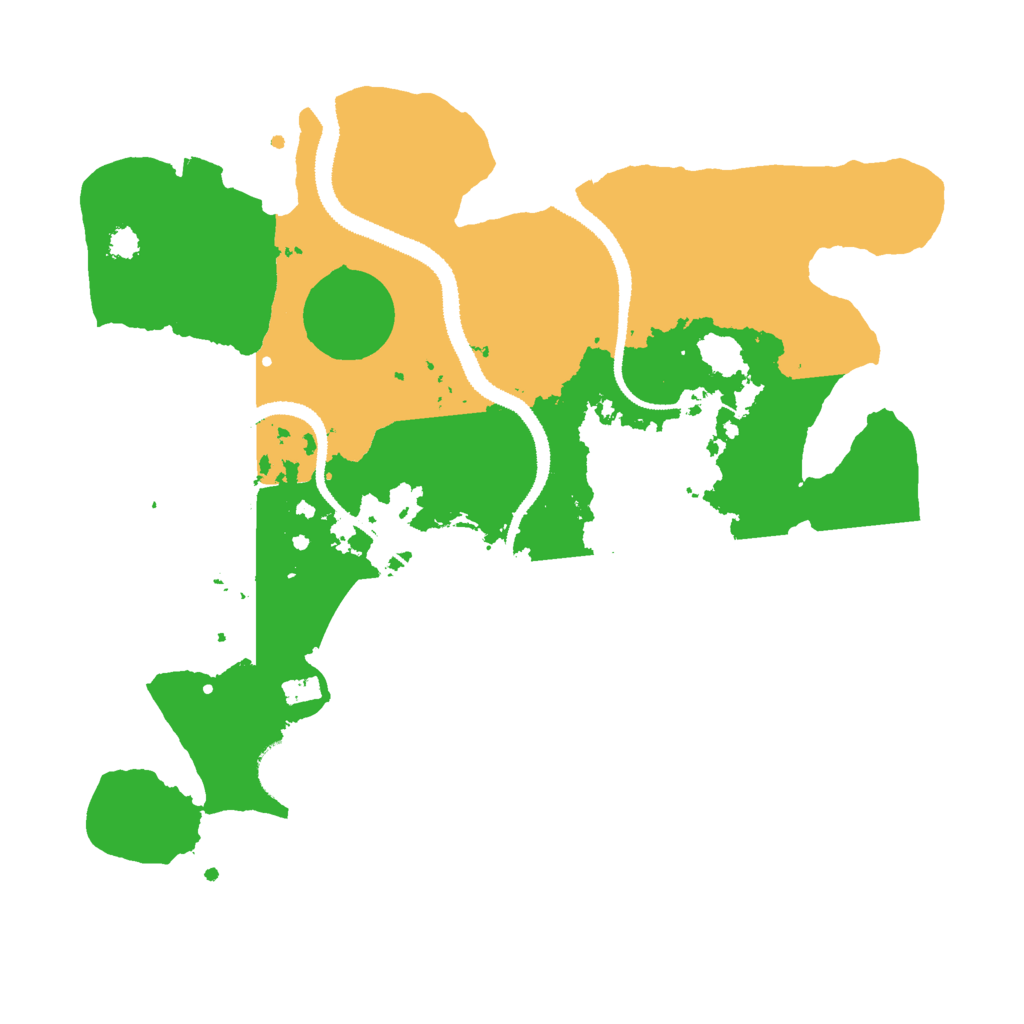 Biome Rust Map: Procedural Map, Size: 3000, Seed: 847261935