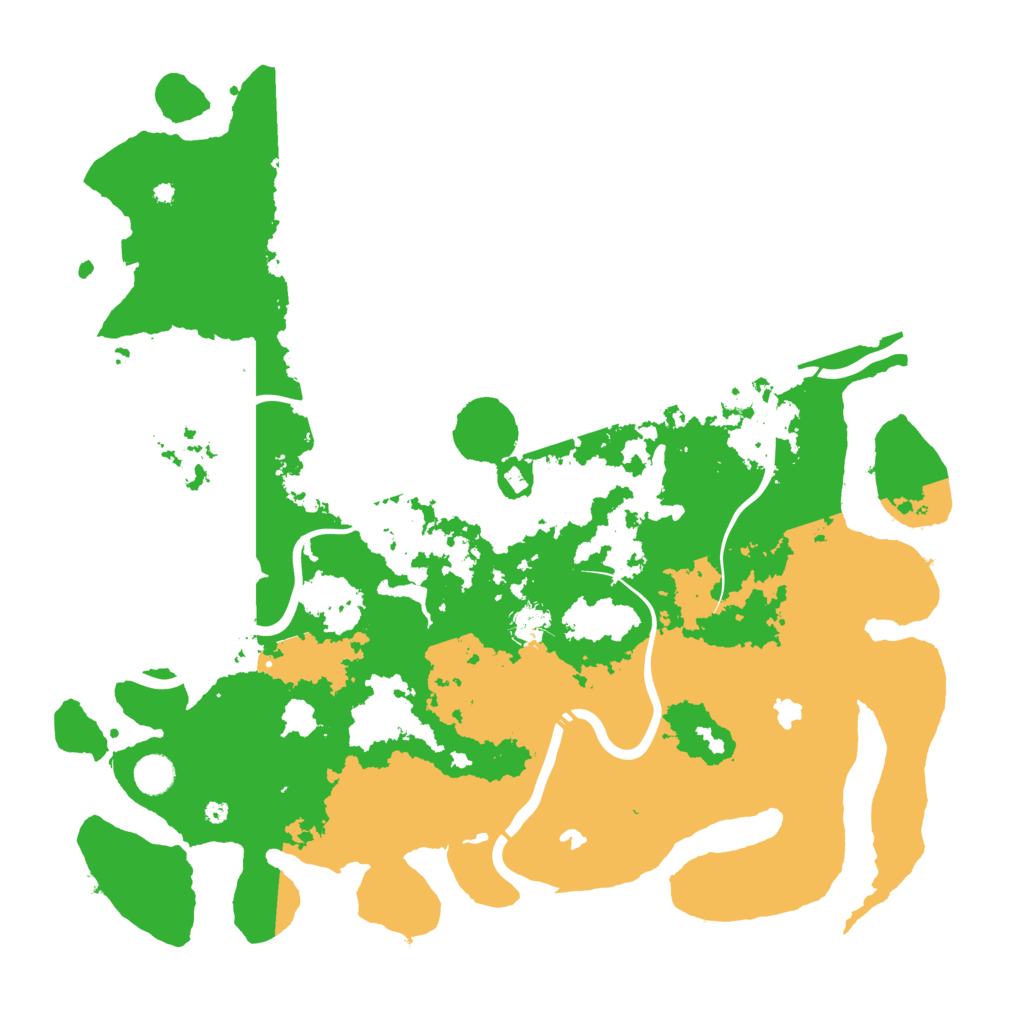 Biome Rust Map: Procedural Map, Size: 4500, Seed: 655924621