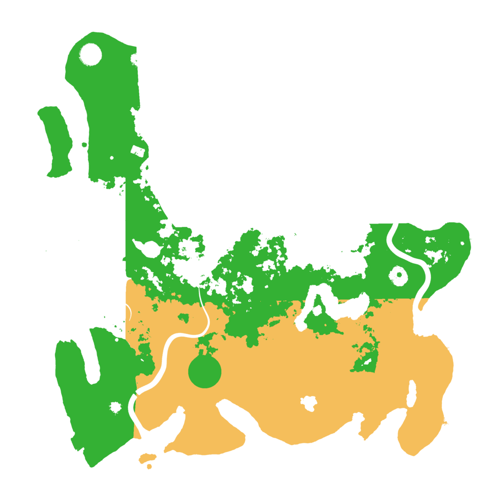 Biome Rust Map: Procedural Map, Size: 4000, Seed: 370431235