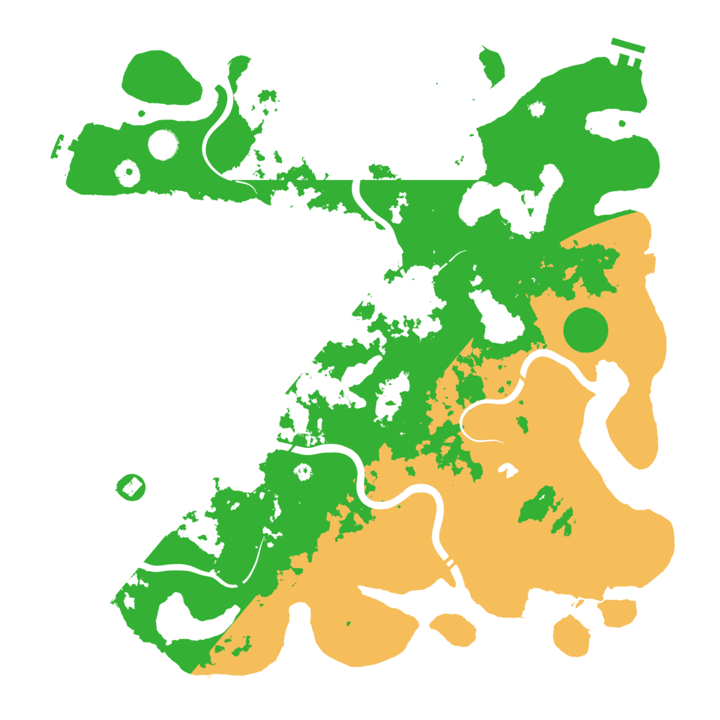 Biome Rust Map: Procedural Map, Size: 4250, Seed: 576136280