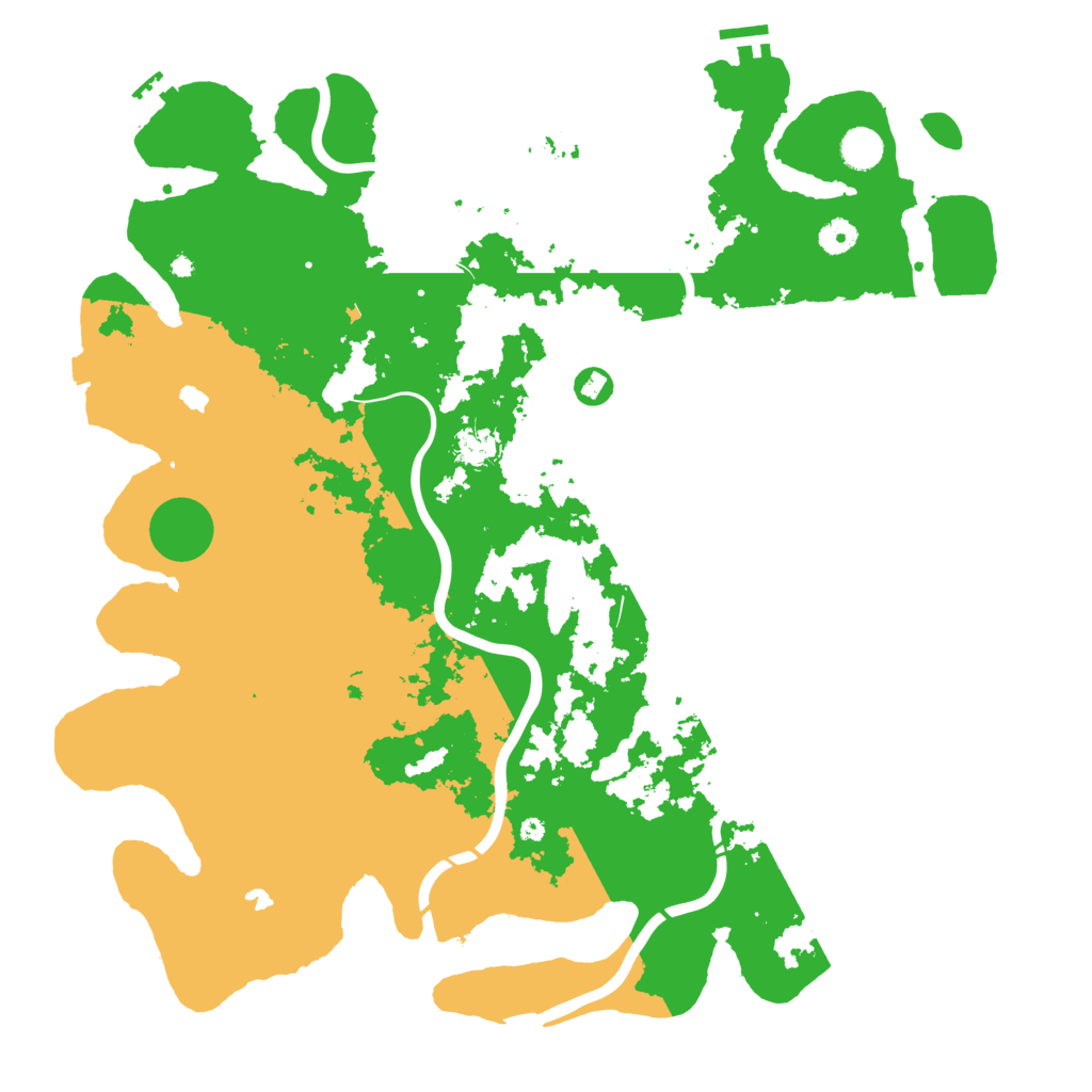 Biome Rust Map: Procedural Map, Size: 4500, Seed: 553471398