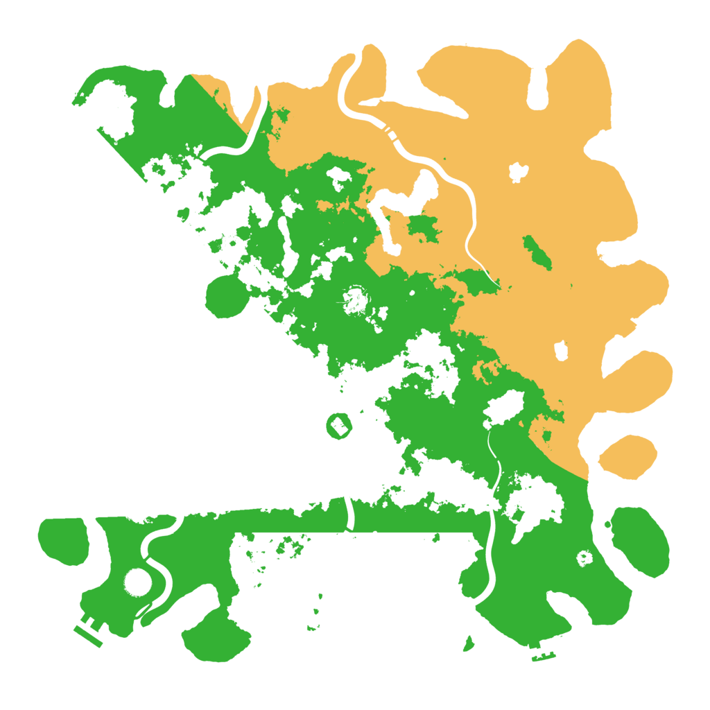 Biome Rust Map: Procedural Map, Size: 4500, Seed: 1345750863