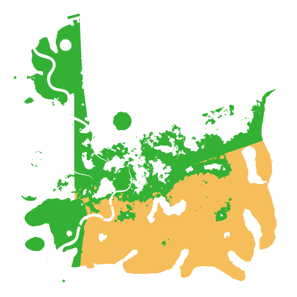 Biome Rust Map: Procedural Map, Size: 4500, Seed: 1464944329