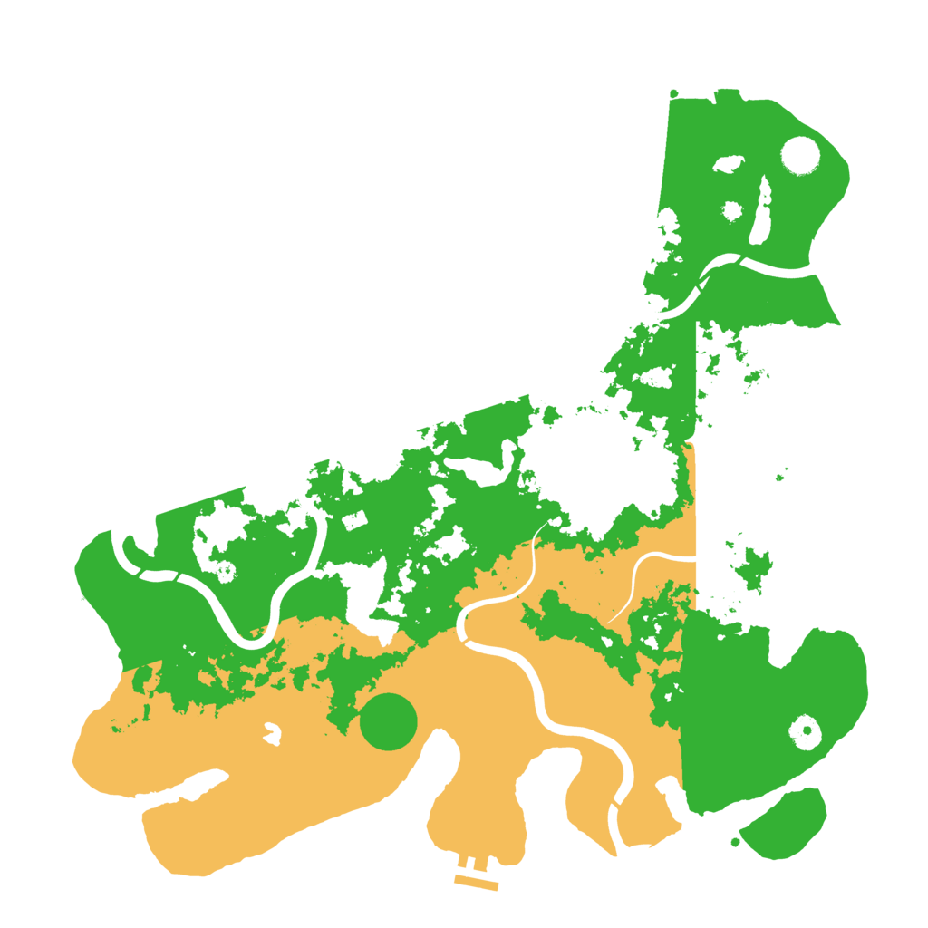 Biome Rust Map: Procedural Map, Size: 4250, Seed: 866345981