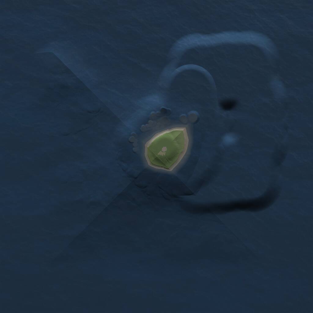 Rust Map: Procedural Map, Size: 1000, Seed: 1114230265, 1 Monuments