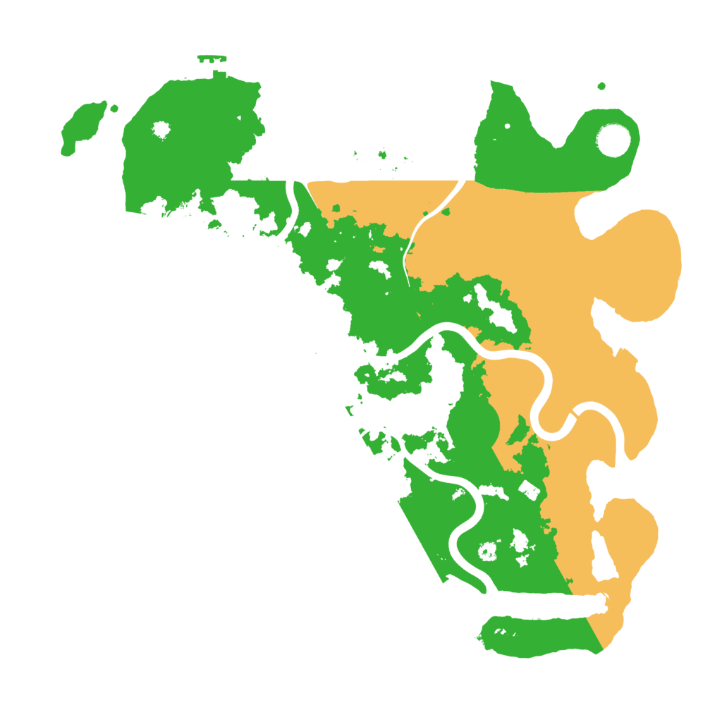 Biome Rust Map: Procedural Map, Size: 3800, Seed: 62944