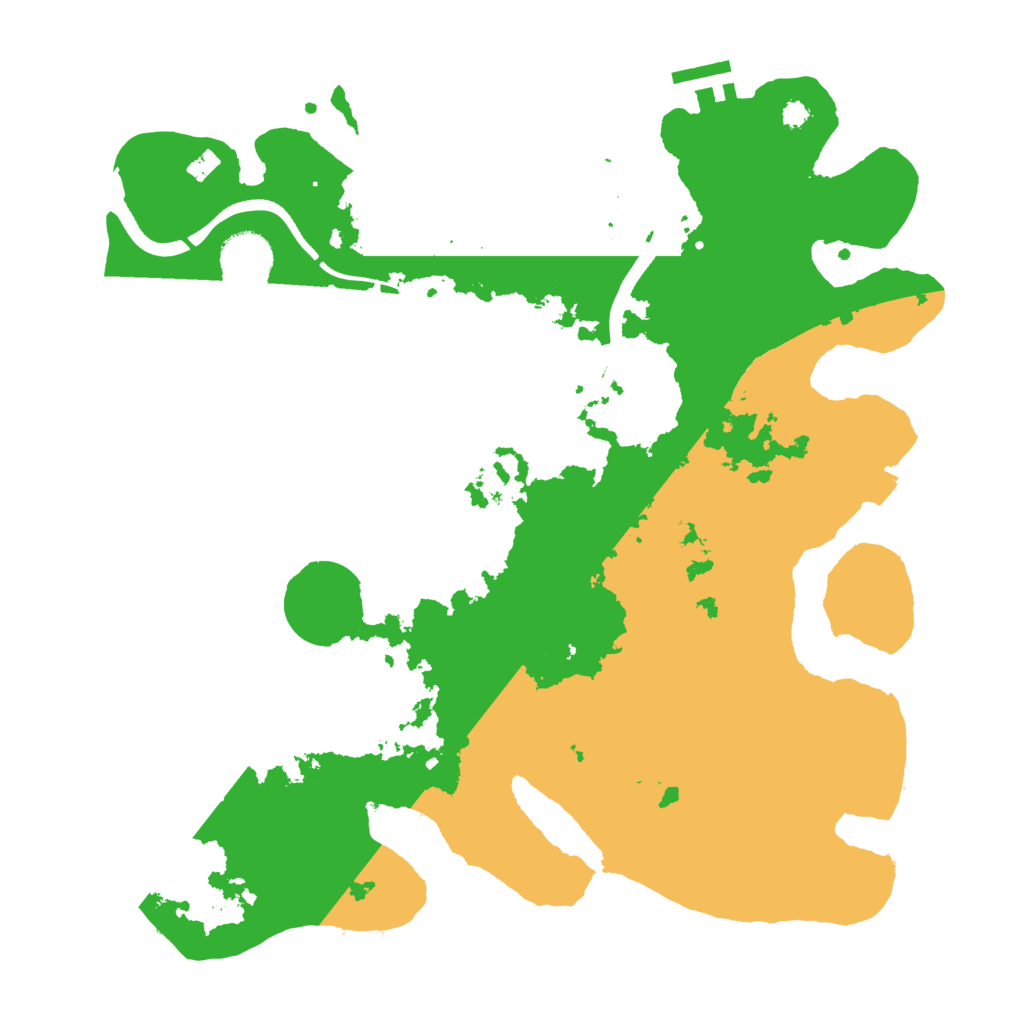 Biome Rust Map: Procedural Map, Size: 3500, Seed: 551860629