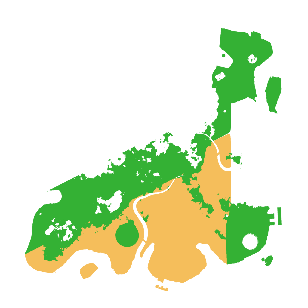 Biome Rust Map: Procedural Map, Size: 3500, Seed: 1444732542