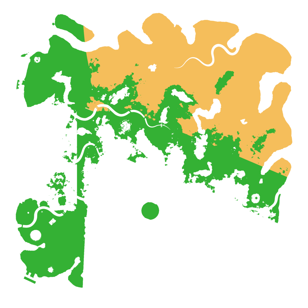Biome Rust Map: Procedural Map, Size: 5000, Seed: 1474207182
