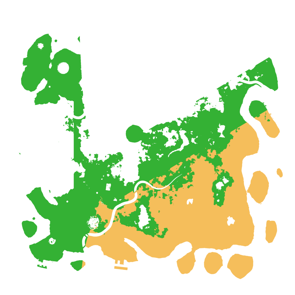 Biome Rust Map: Procedural Map, Size: 4500, Seed: 621830763