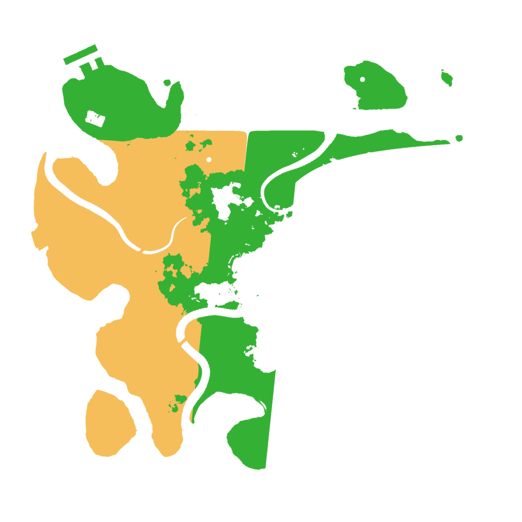 Biome Rust Map: Procedural Map, Size: 3000, Seed: 1565260788