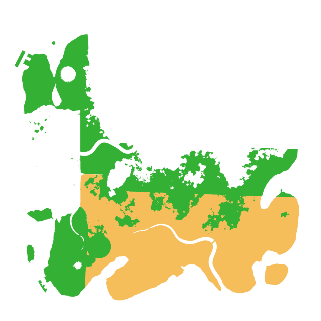 Biome Rust Map: Procedural Map, Size: 3700, Seed: 1680741382