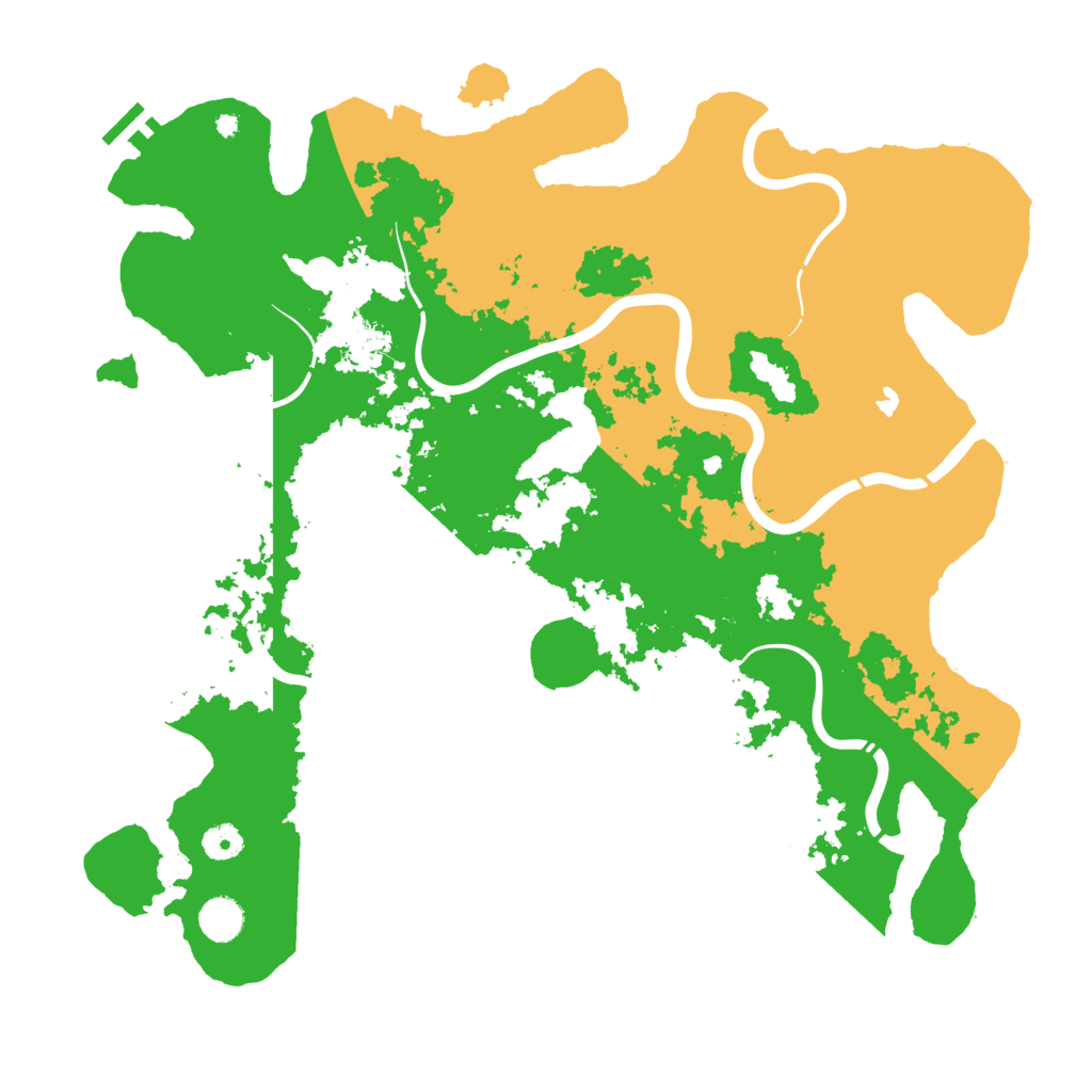 Biome Rust Map: Procedural Map, Size: 4300, Seed: 131488757