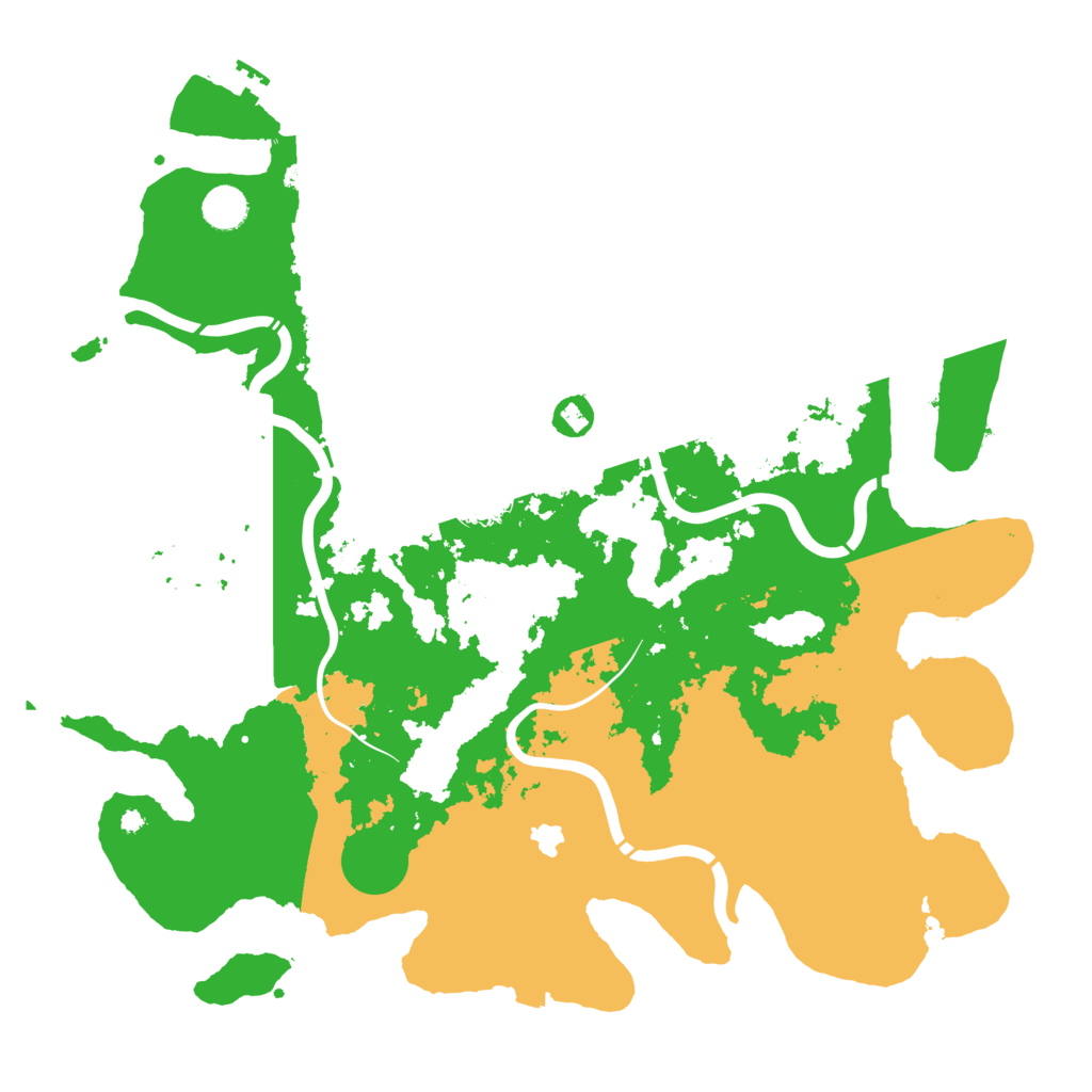 Biome Rust Map: Procedural Map, Size: 4300, Seed: 20260702