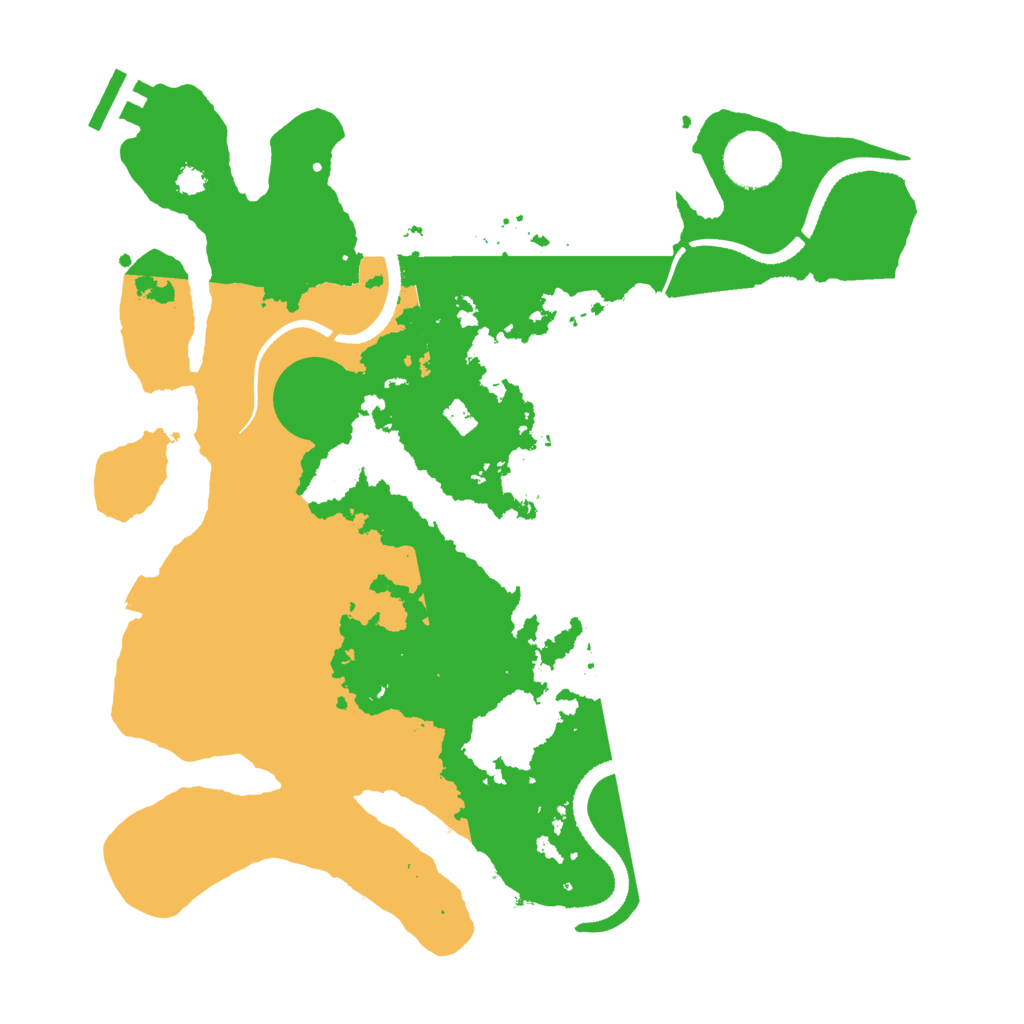 Biome Rust Map: Procedural Map, Size: 3250, Seed: 1358444669