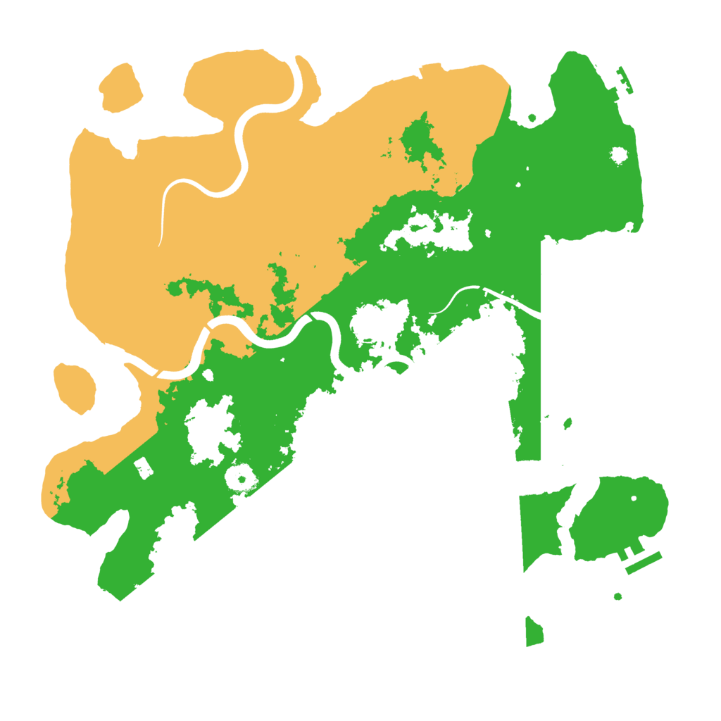 Biome Rust Map: Procedural Map, Size: 3801, Seed: 395853808
