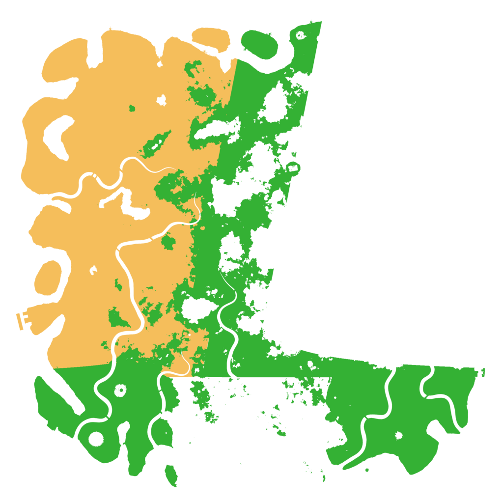 Biome Rust Map: Procedural Map, Size: 6000, Seed: 275196724